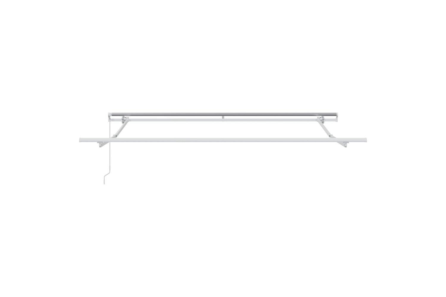 Vidaxl Awning Retractable Light Grey 3 X 25 M Polyester And Metal-9