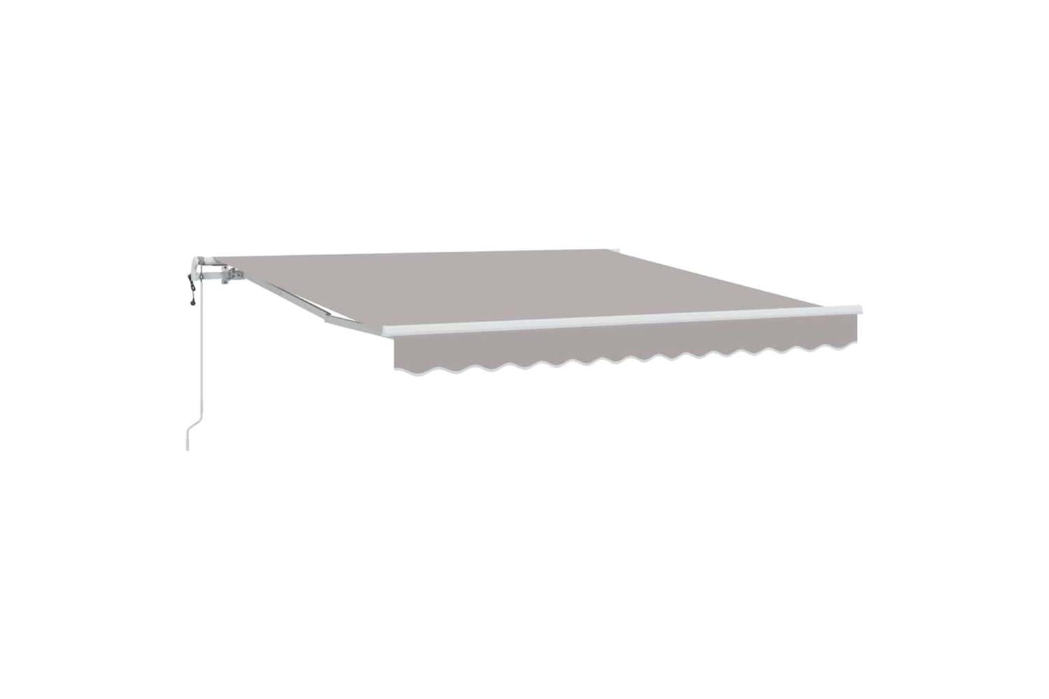 Vidaxl Retractable Awning 300 X 250 Cm Light Grey-2