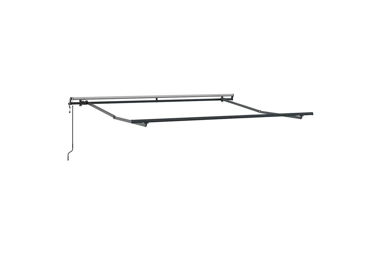 Vidaxl Retractable Awning Light Grey 300 X 250 Cm Fabric-5