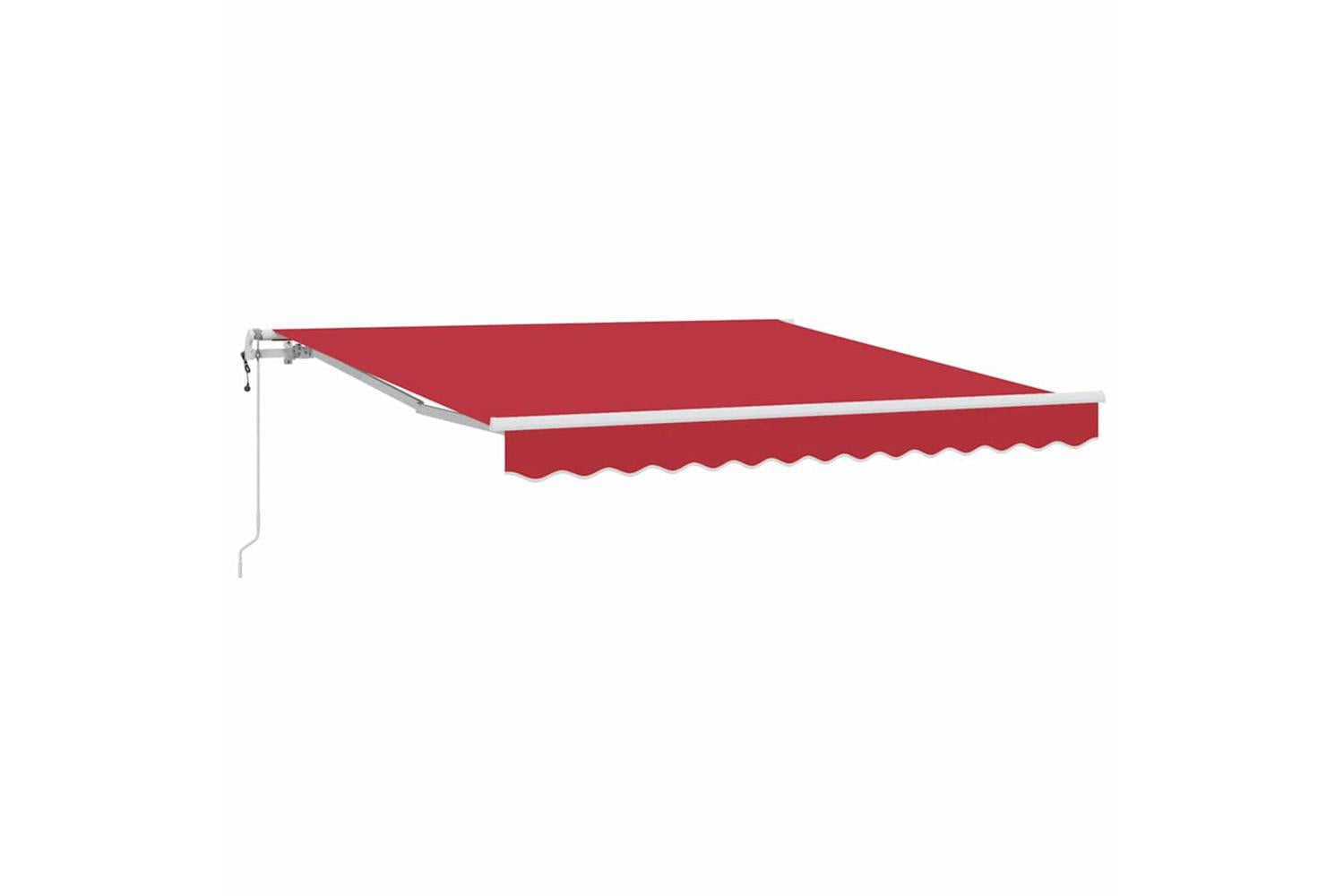 Vidaxl Retractable Awning 300 X 250 Cm Red-2