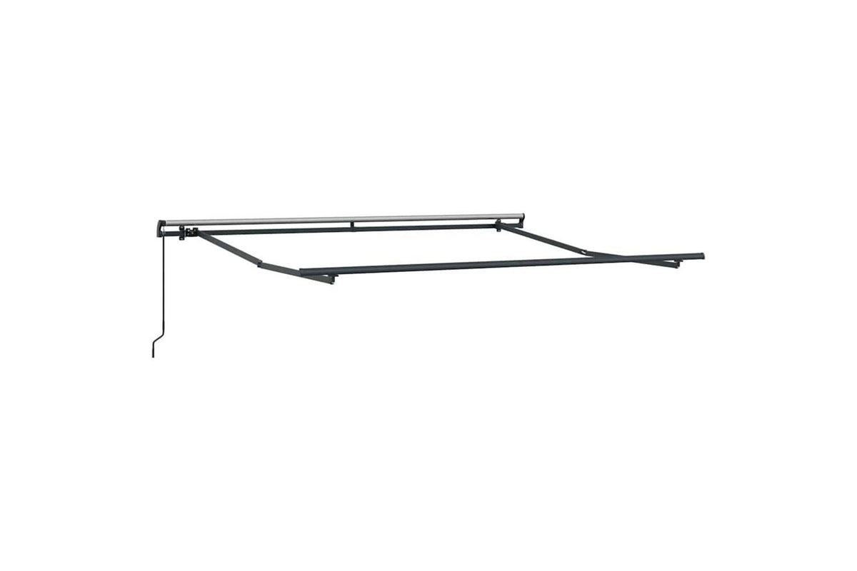 Vidaxl Retractable Awning Manual Red 300 X 250 Cm Fabric-5