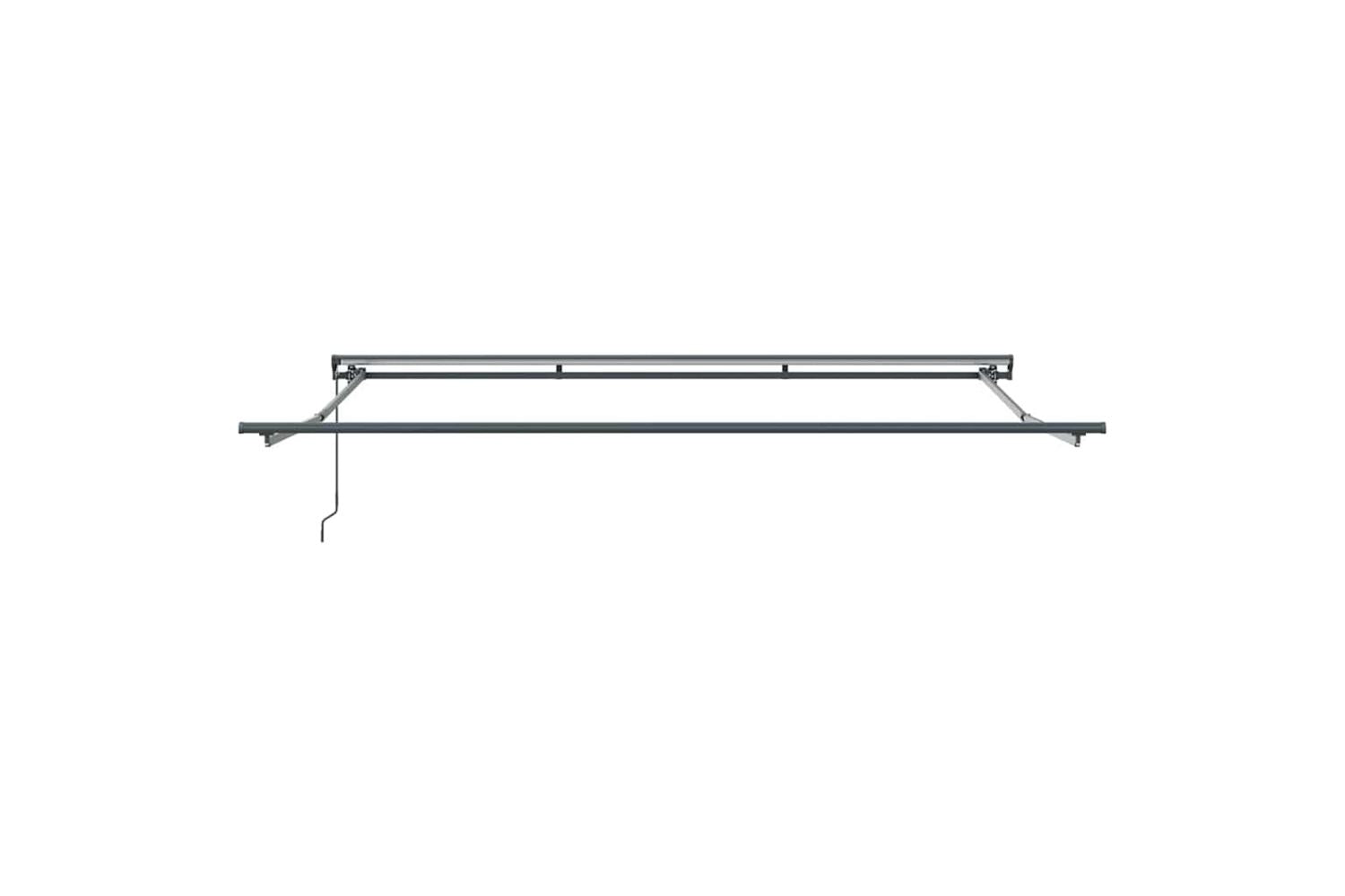 Vidaxl Retractable Awning Cream 350 X 250 Cm Fabric And Metal-9