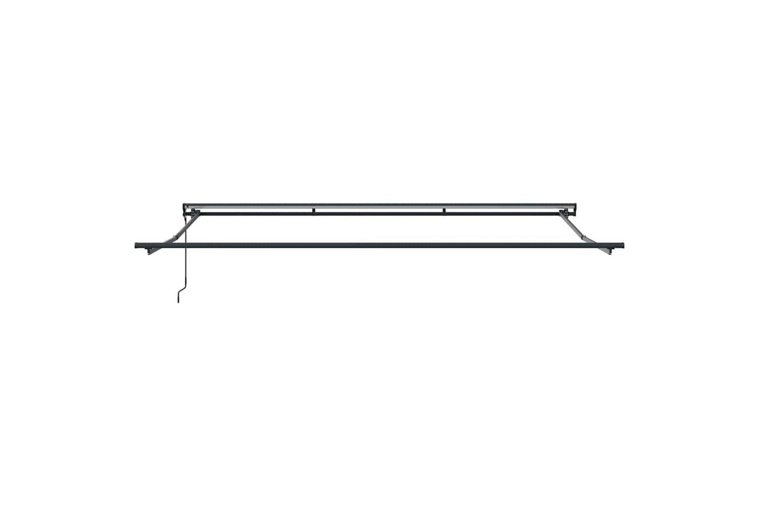 Vidaxl Retractable Awning Manual Cream 350 X 250 Cm Fabric And Metal-9