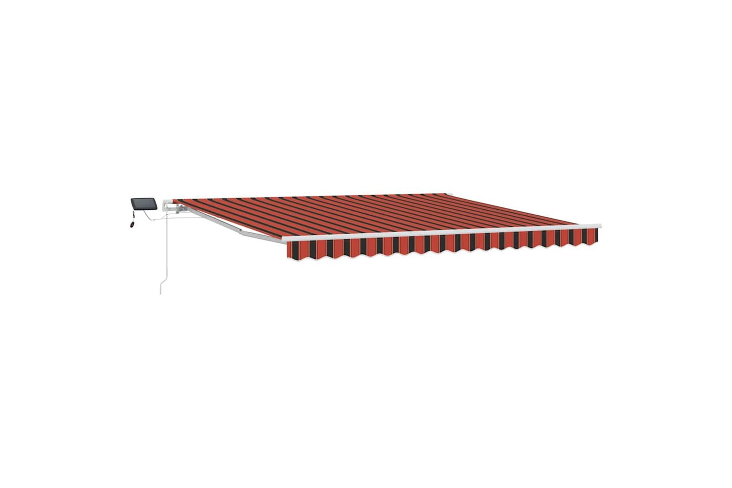 Vidaxl Retractable Awning Anthracite 350 X 250 Cm Fabric And Metal