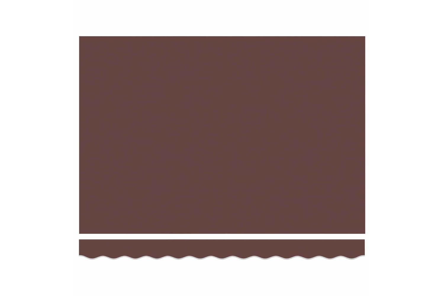Vidaxl Retractable Awning Brown 350x250 Cm Fabric-7
