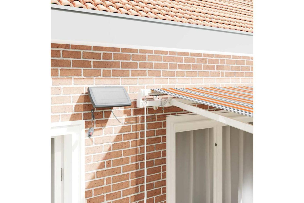 Vidaxl Retractable Awning With Manual 350 X 250 Cm Fabric-4