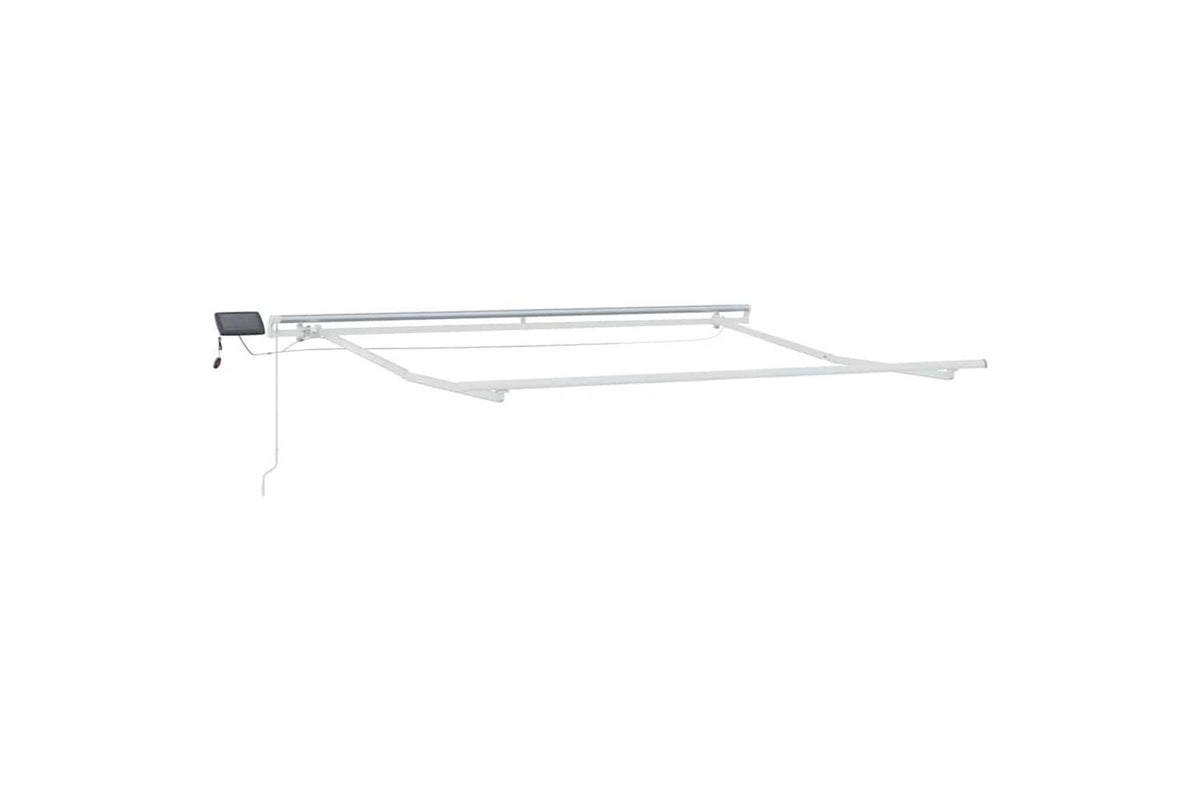 Vidaxl Retractable Awning With Manual 350 X 250 Cm Fabric-5