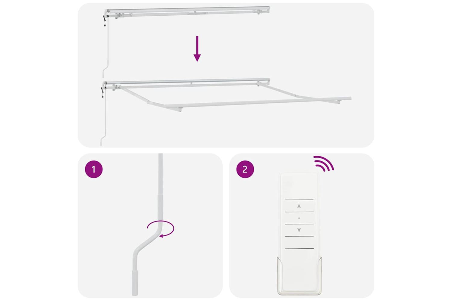 Vidaxl Retractable Awning 350 X 250 Cm Multicolour-9
