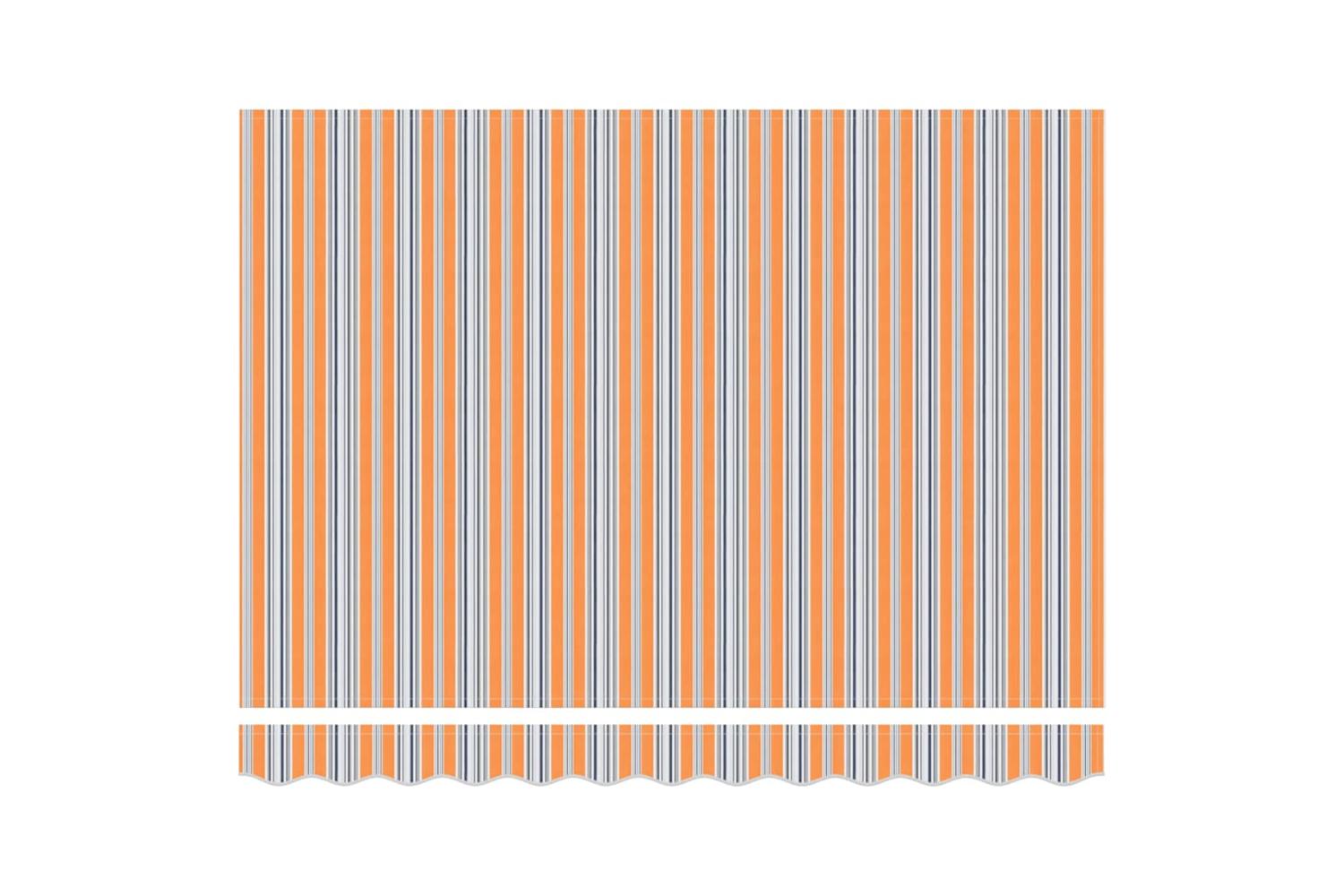 Vidaxl Retractable Awning Multicolour Stripe 350x250 Cm Fabric-8