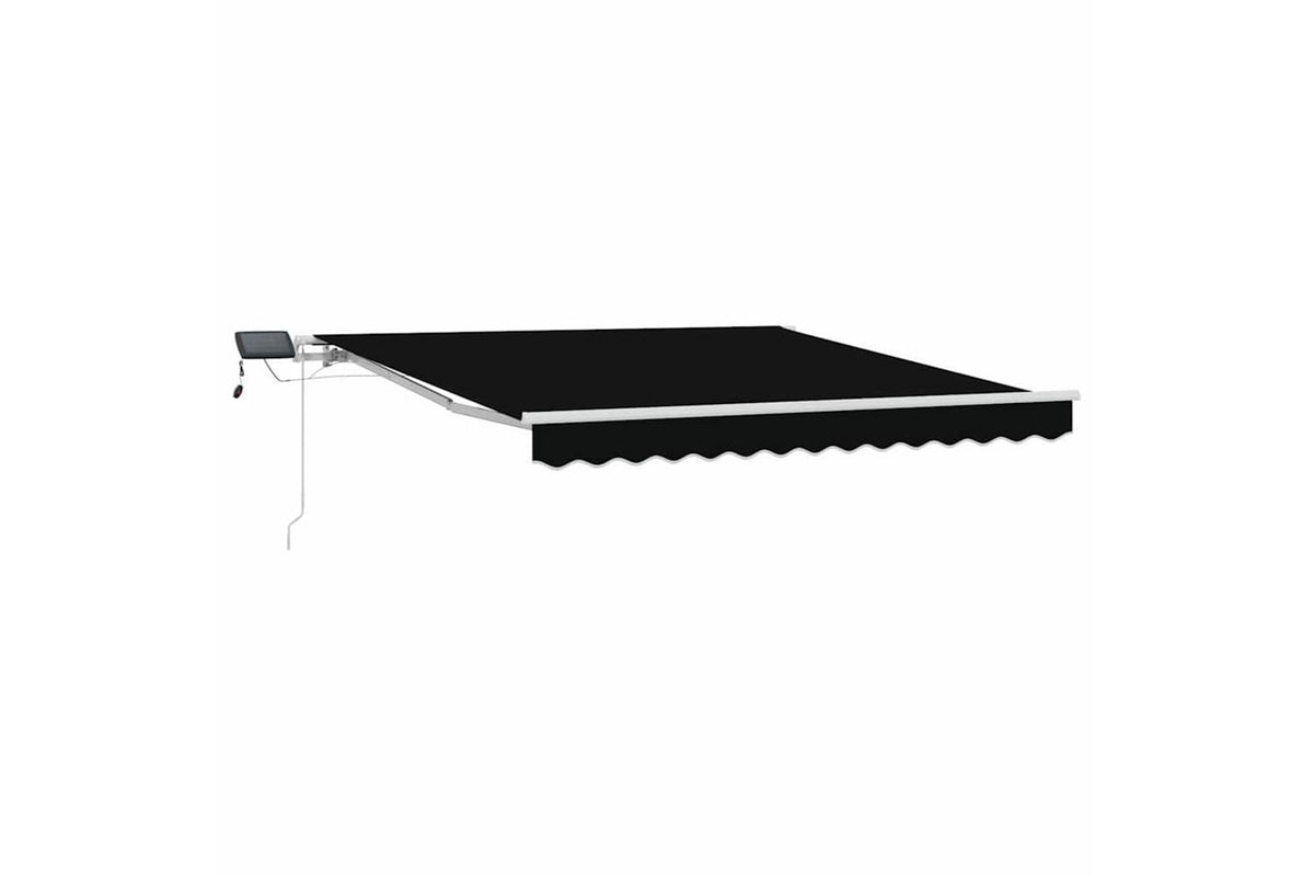Vidaxl Retractable Awning With Manual 350 X 250 Cm Fabric-2