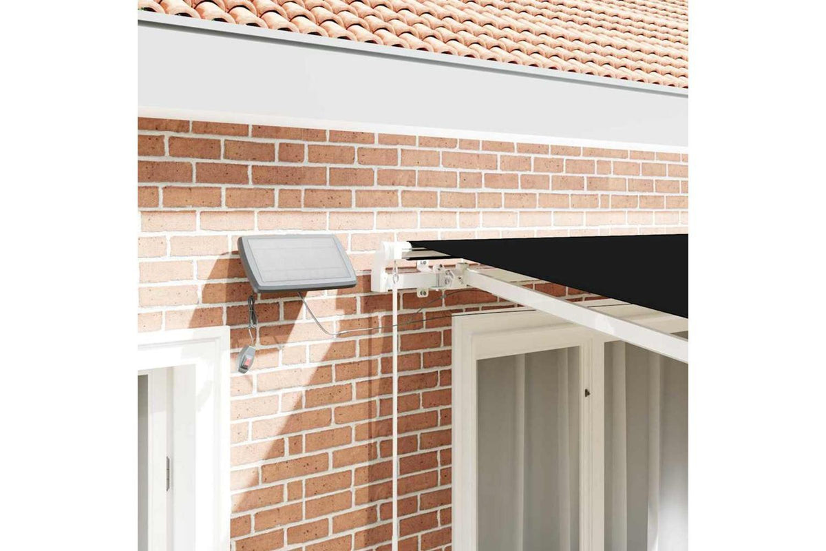 Vidaxl Retractable Awning With Manual 350 X 250 Cm Fabric-4