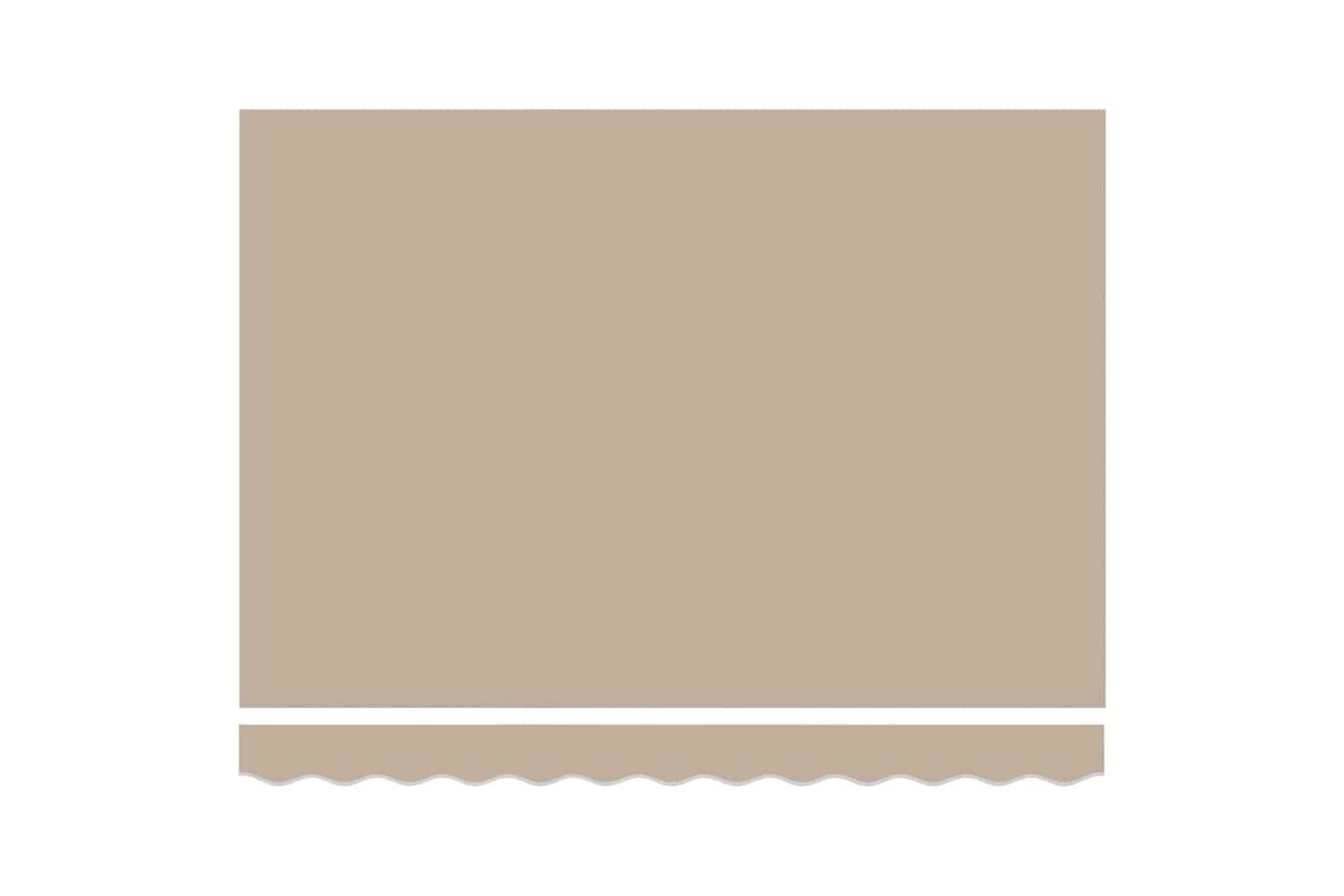 Vidaxl Retractable Awning Beige 350 X 250 Cm Fabric-6