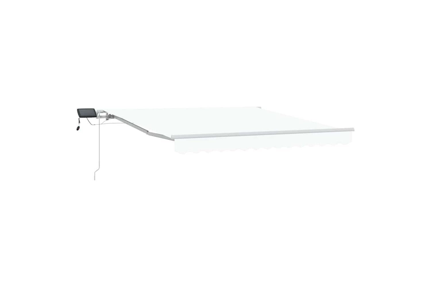 Vidaxl Retractable Awning With Manual 350 X 250 Cm Fabric-2