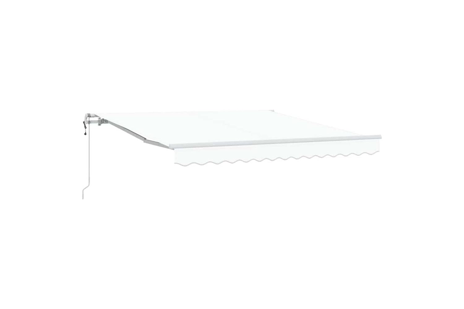 Vidaxl Retractable Awning 350 X 250 Cm White