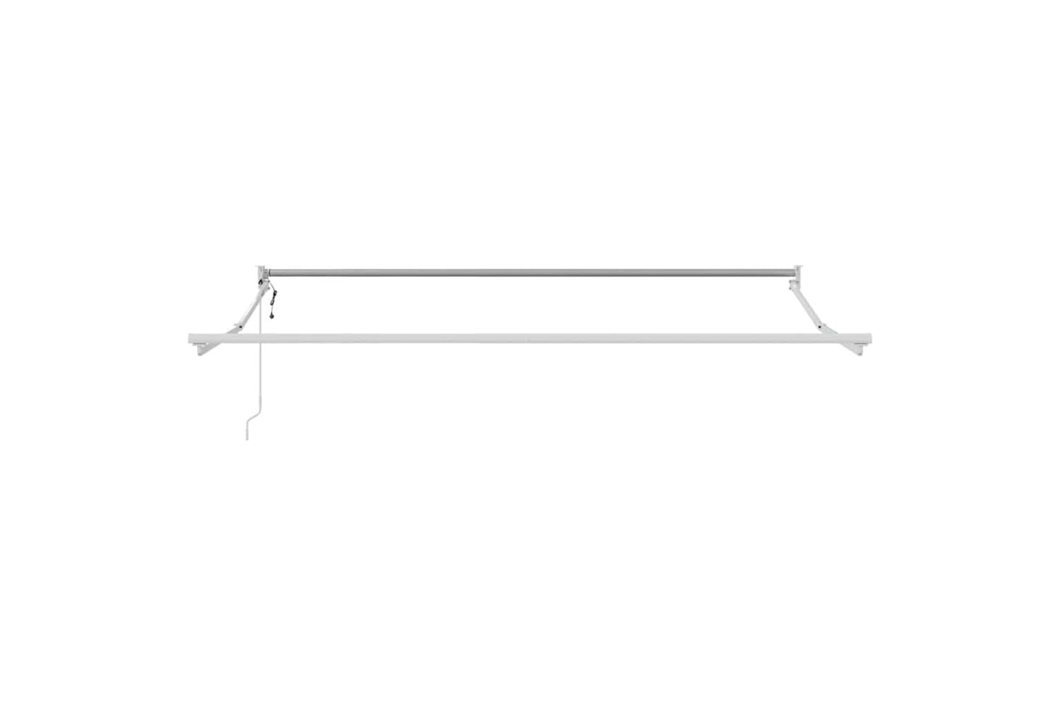 Vidaxl Retractable Awning White 350 X 250 Cm Fabric-7