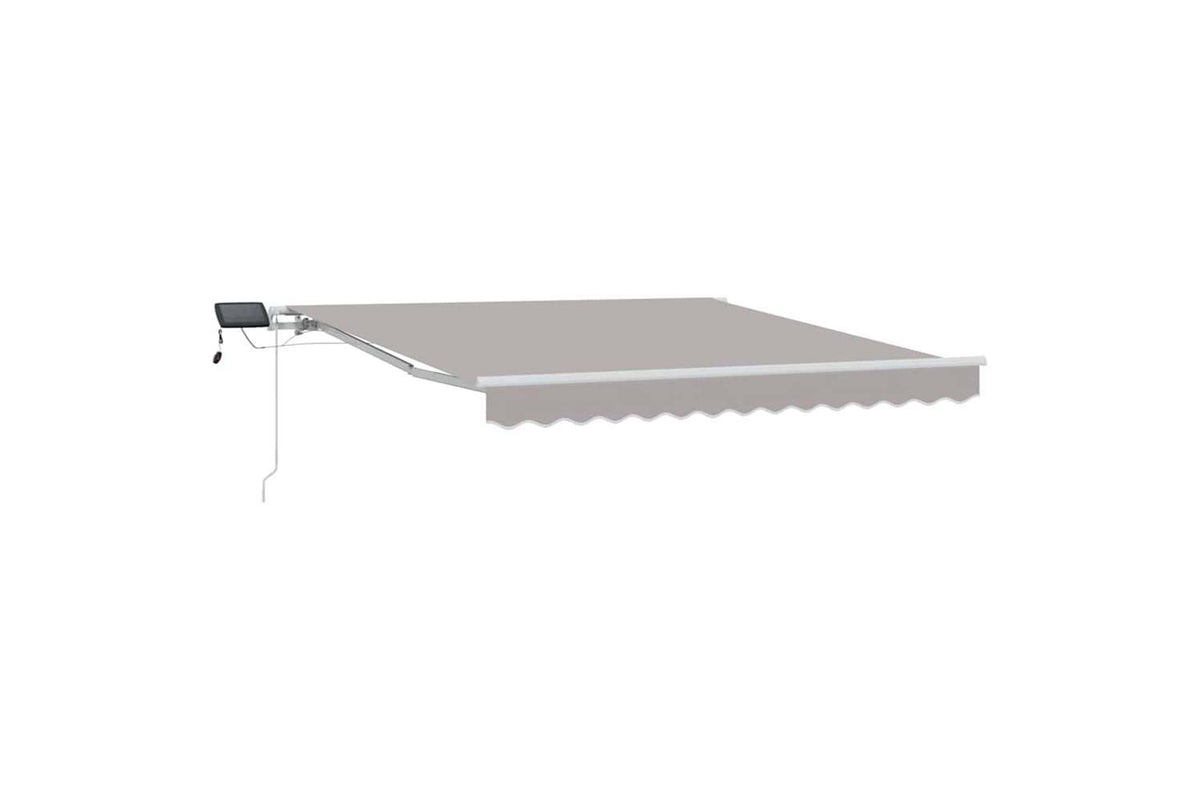 Vidaxl Retractable Awning With Manual 350 X 250 Cm Fabric-2