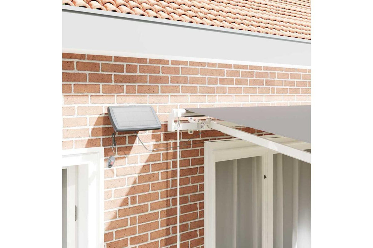 Vidaxl Retractable Awning With Manual 350 X 250 Cm Fabric-4