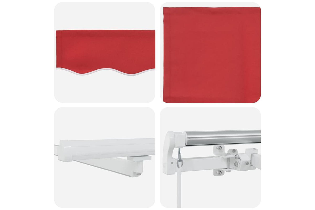 Vidaxl Retractable Awning With Manual 350 X 250 Cm Fabric-10