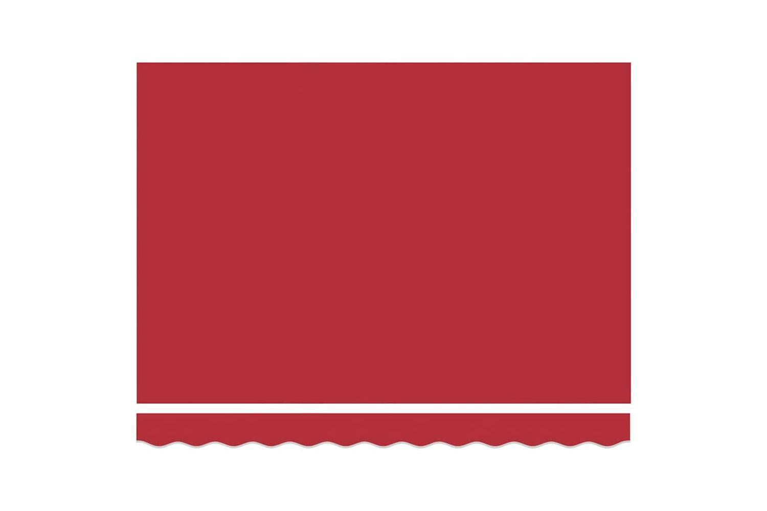 Vidaxl Red Awning Manual Red 350 X 250 Cm Fabric-6