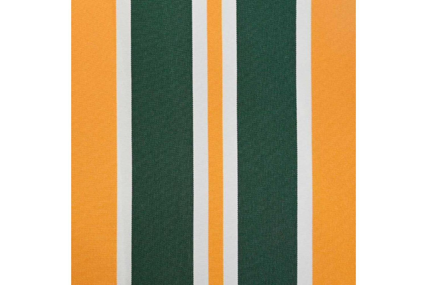 Vidaxl Awning Manual Green And Yellow 350 X 250 Cm Fabric-10