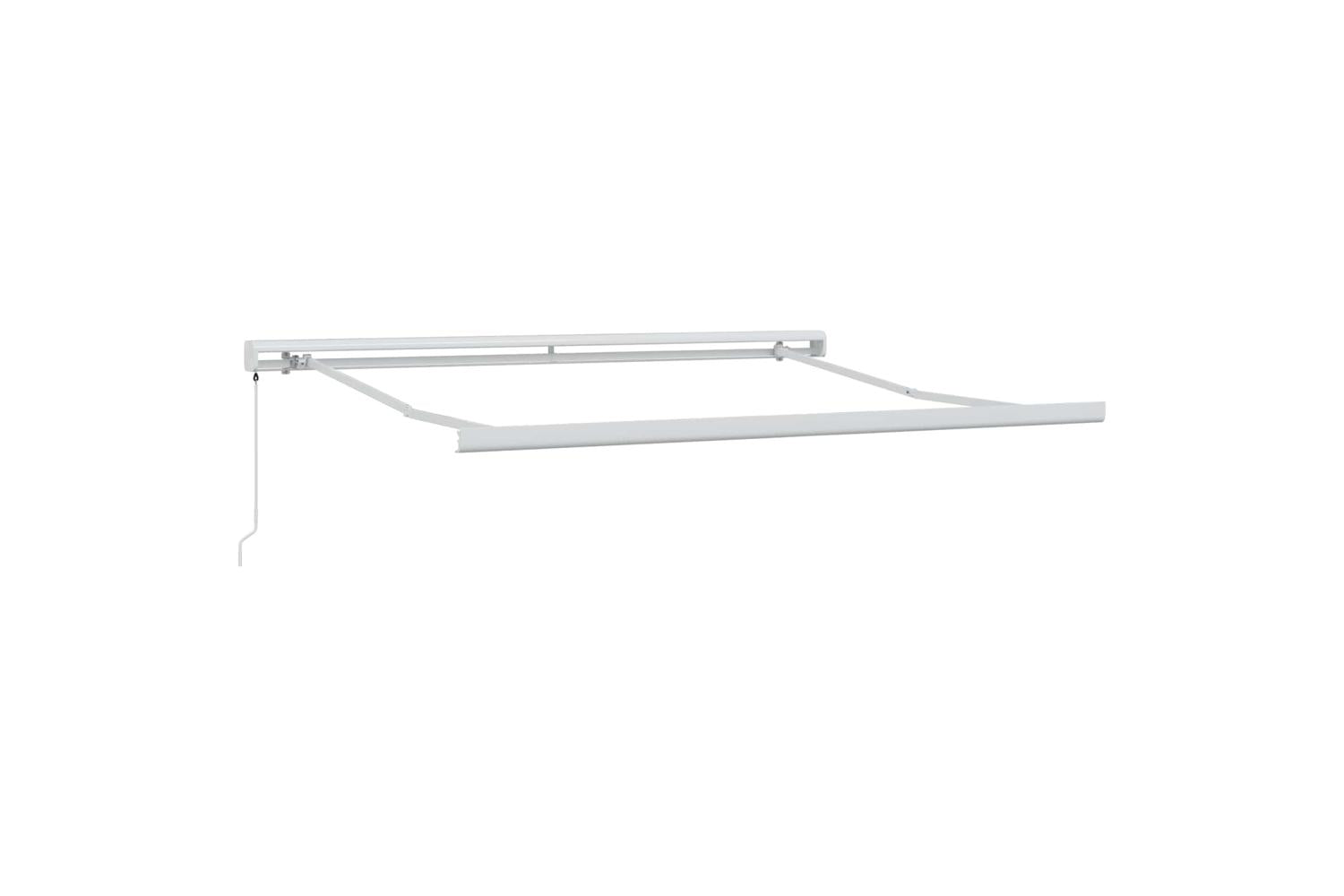 Vidaxl Retractable Awning Green And Yellow 350 X 250 Cm-5
