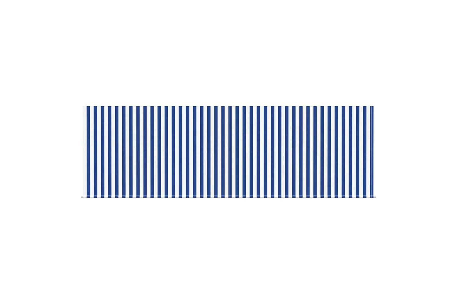 Vidaxl Retractable Awning Manual Blue And Anthracite 400 X 300 Cm-7