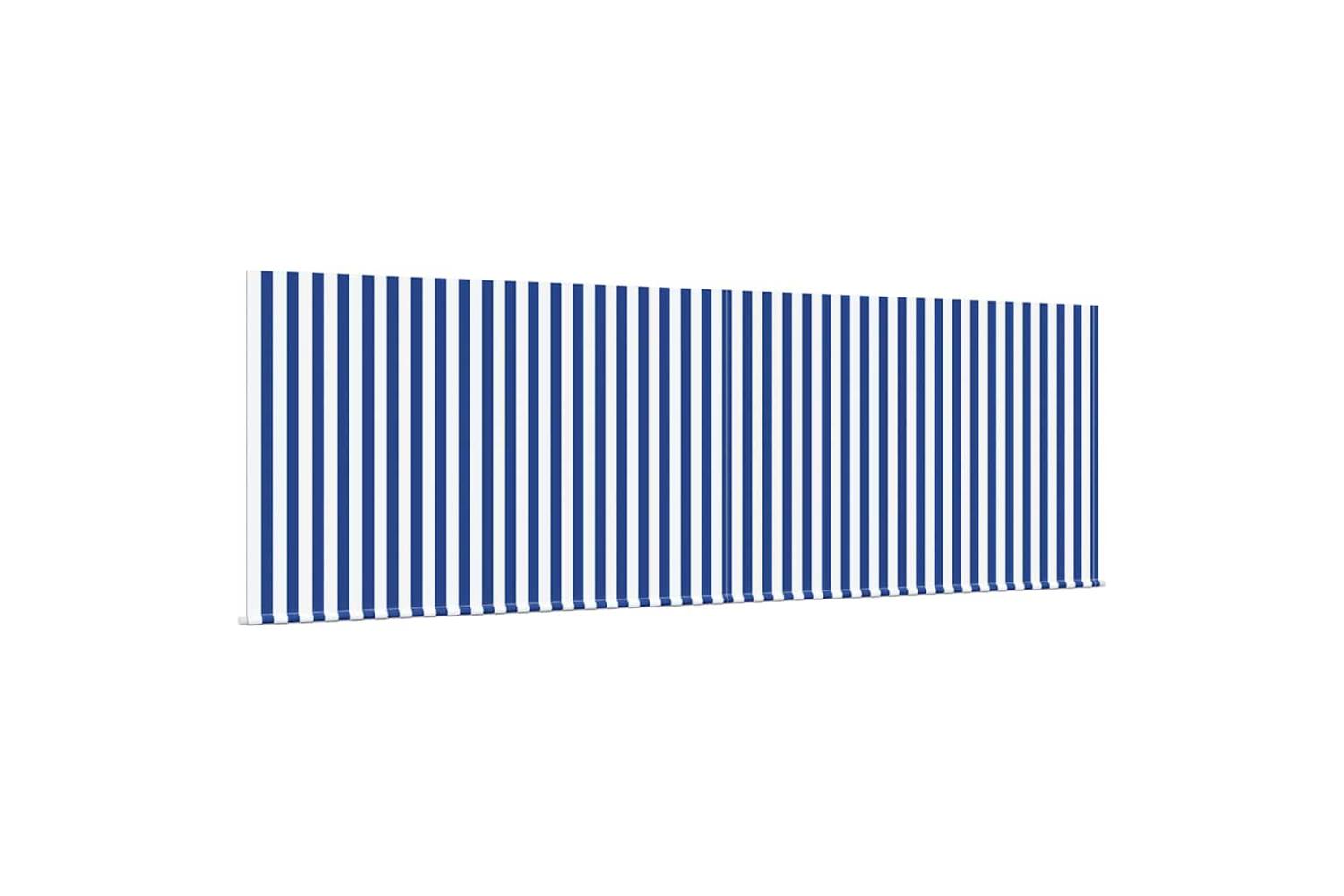 Vidaxl Retractable Awning Manual Blue And Anthracite 400 X 300 Cm-4
