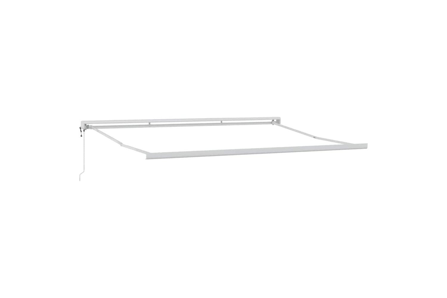 Vidaxl Retractable Awning Cream 400 X 300 Cm Fabric And Metal-5