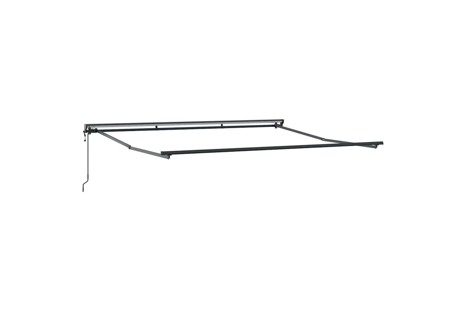 Vidaxl Retractable Awning Cream 400x300 Cm Fabric-5