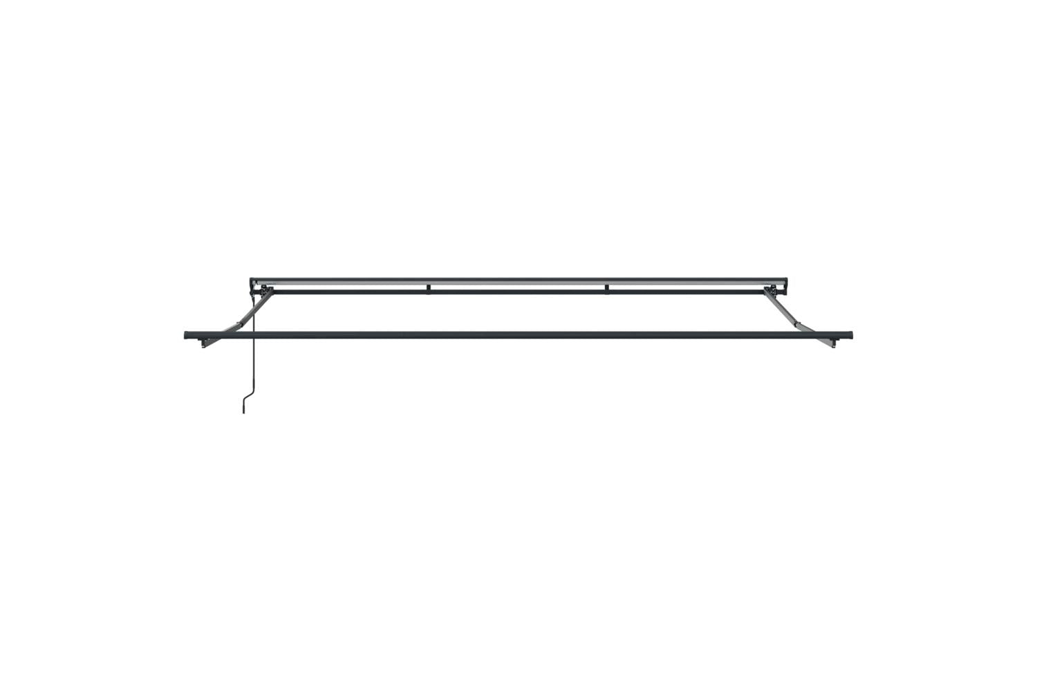 Vidaxl Retractable Awning Anthracite 400x300 Cm Fabric-9