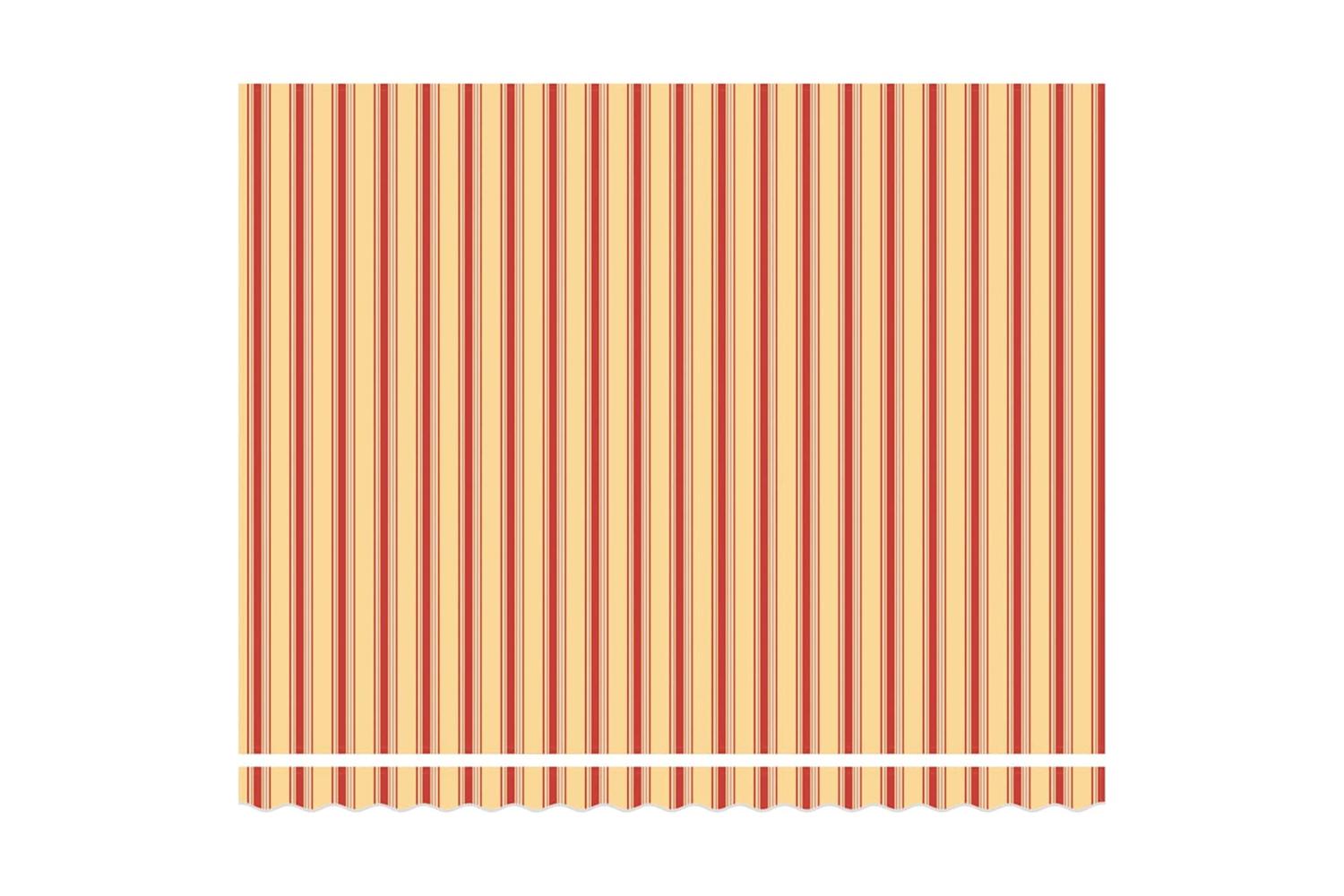 Vidaxl Retractable Awning Manual Yellow And Orange 400x300 Cm Fabric-8