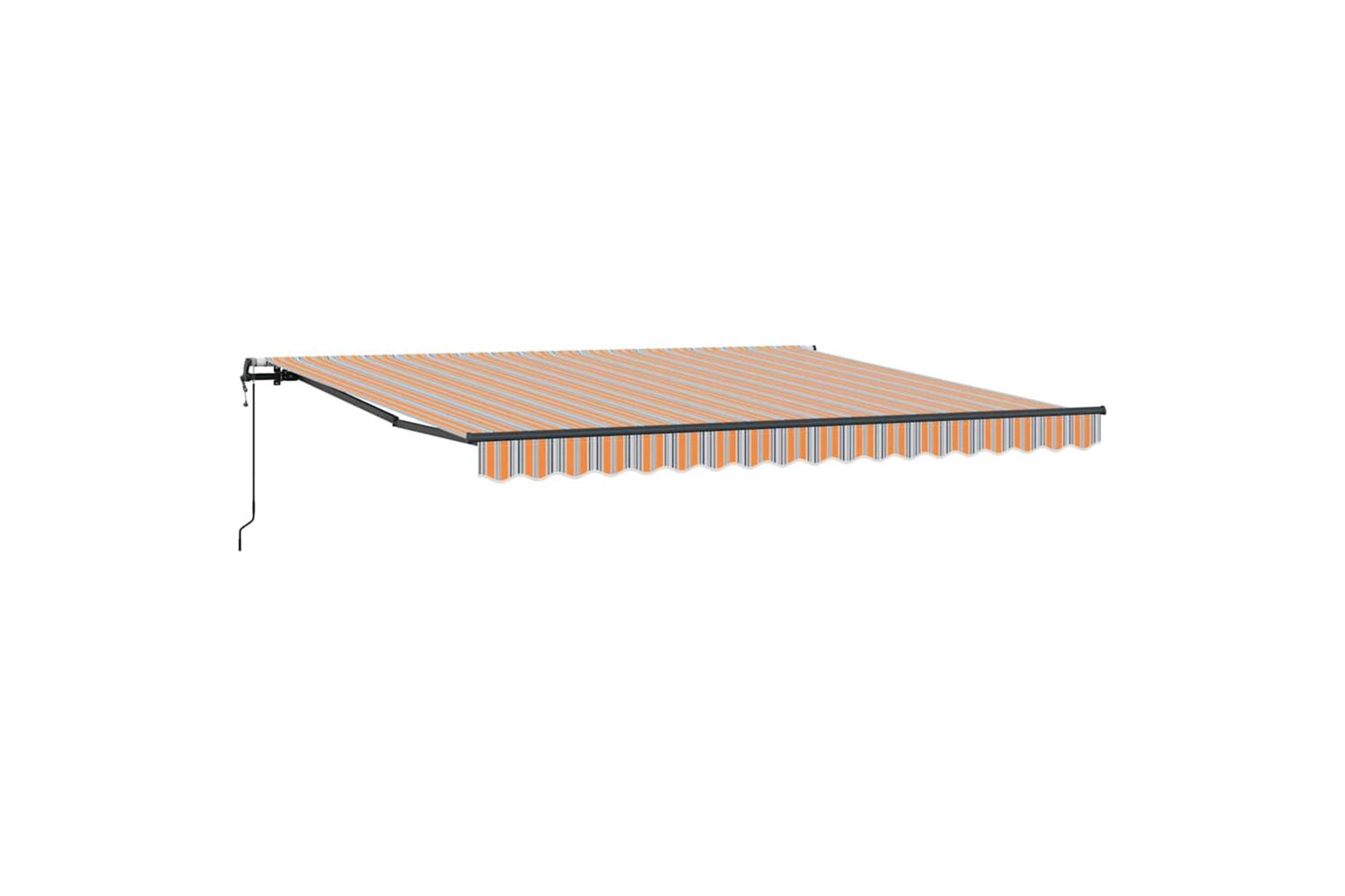 Vidaxl Retractable Awning Multicolour 400 X 300 Cm Fabric-2