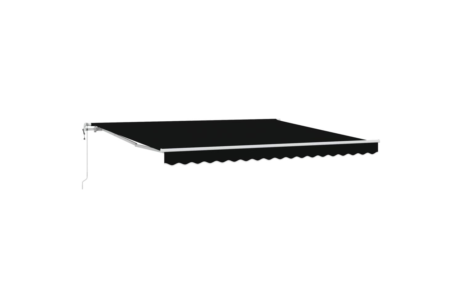 Vidaxl Retractable Awning 400 X 300 Cm Black-2