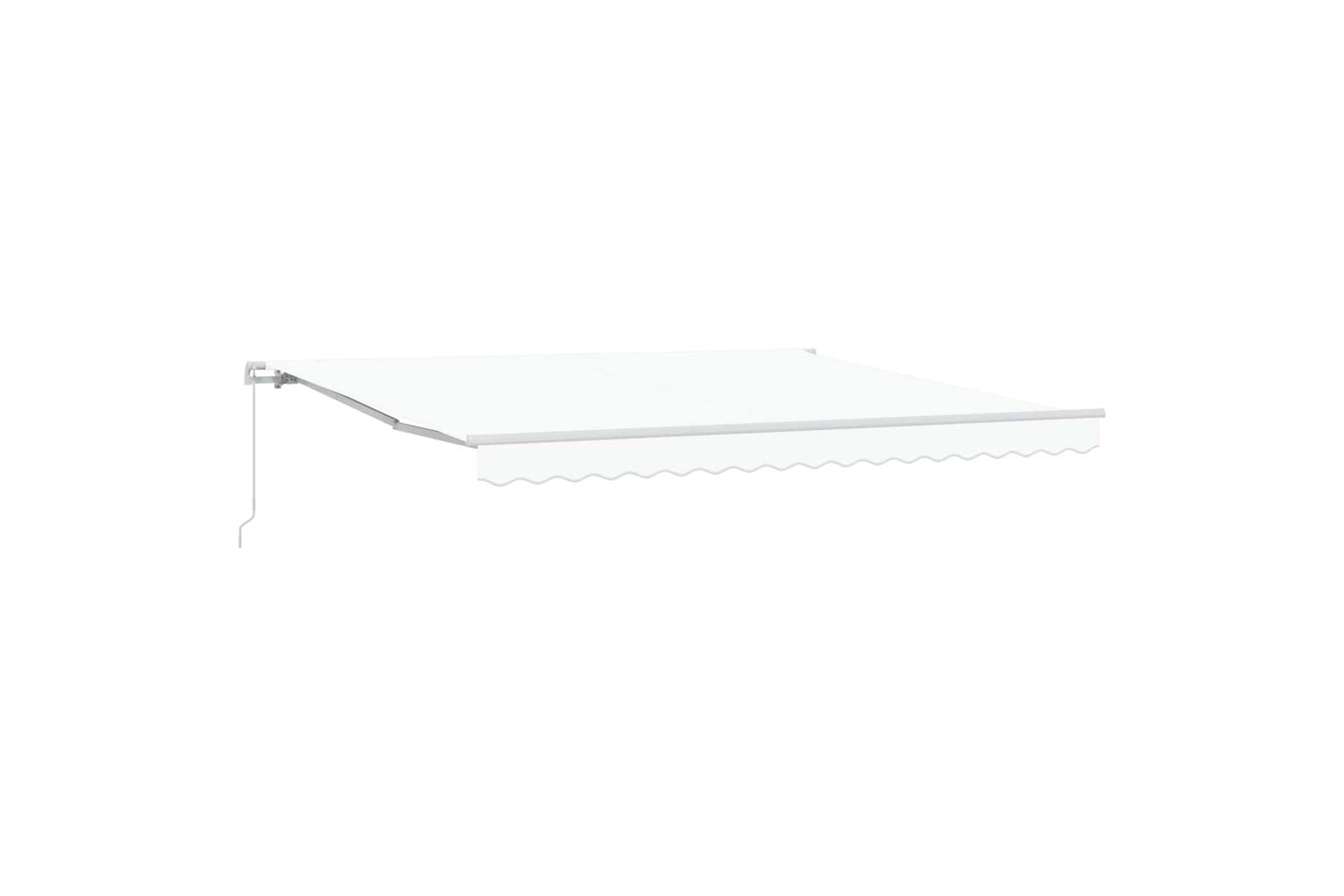 Vidaxl Retractable Awning White 400 X 300 Cm Polyester-2
