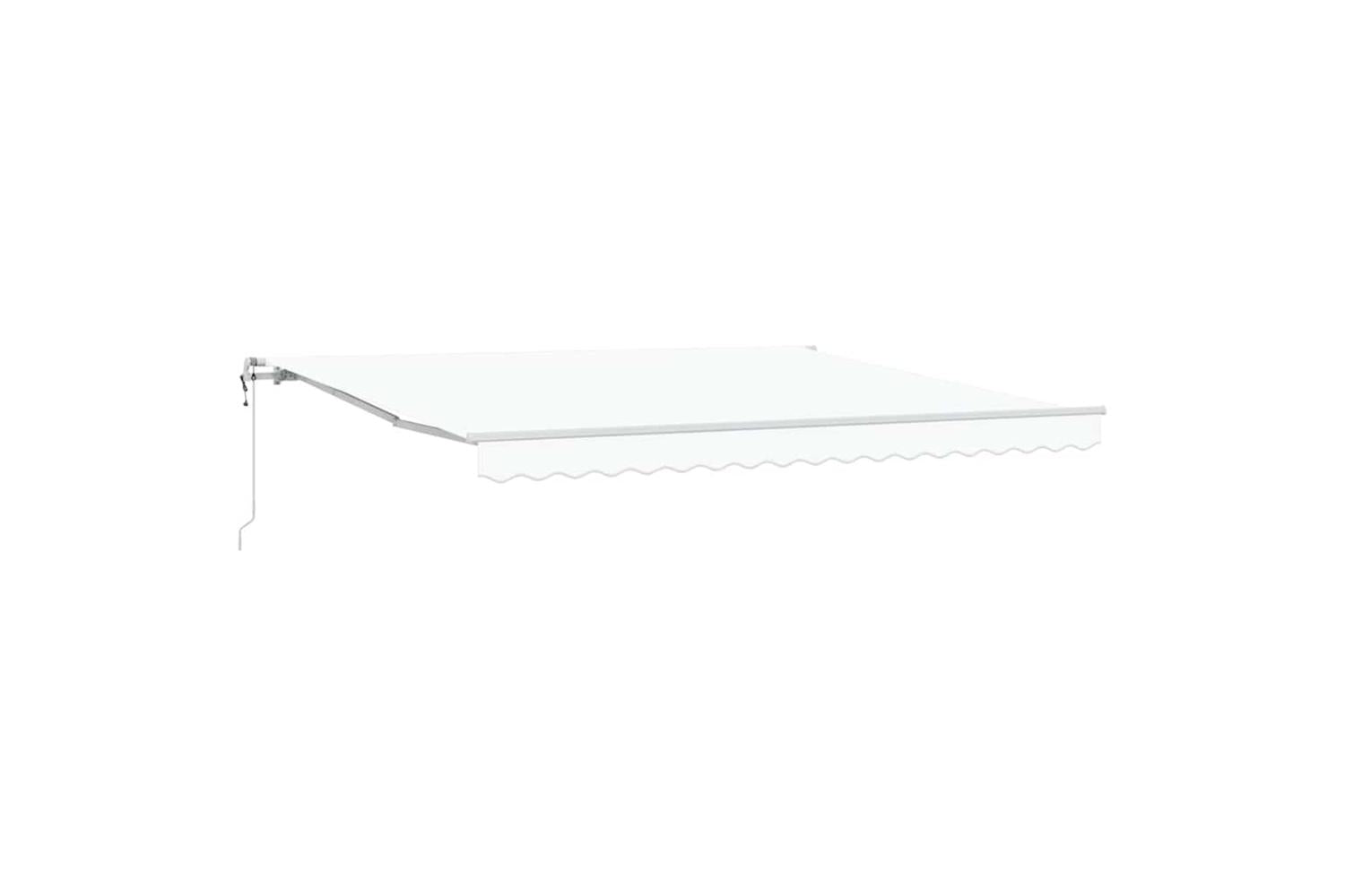 Vidaxl Retractable Awning 400 X 300 Cm White-4