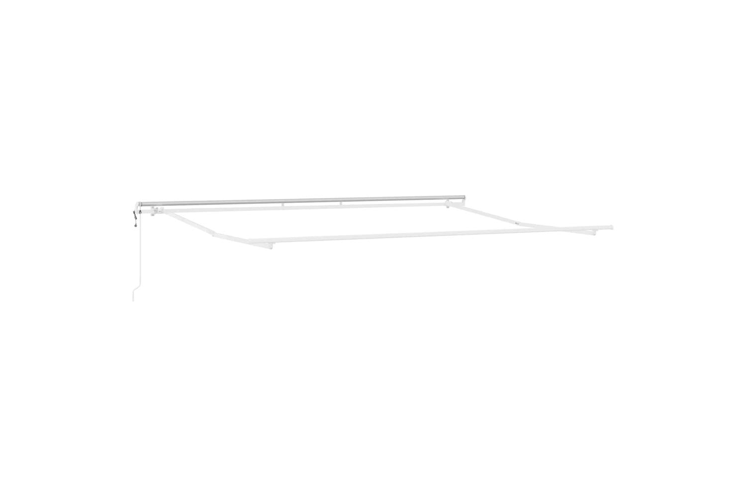 Vidaxl Retractable Awning 400 X 300 Cm Light Grey-5