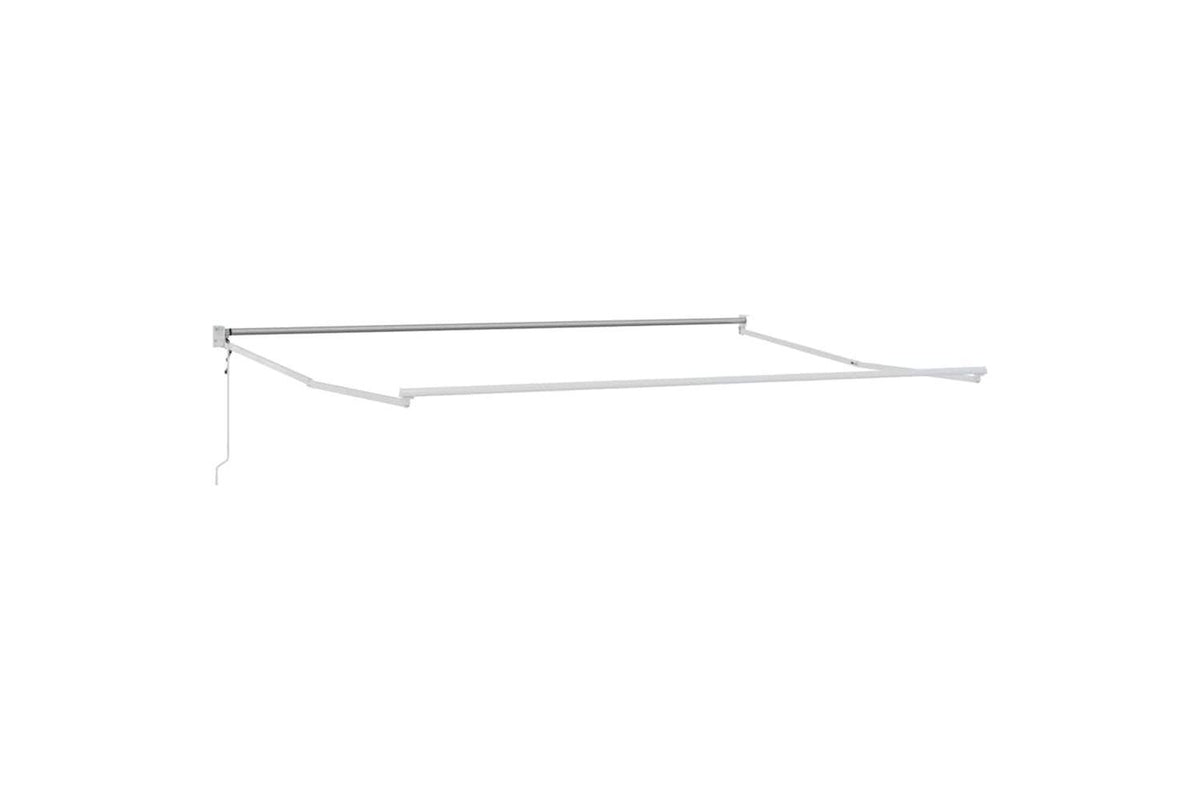 Vidaxl Retractable Awning Green And Yellow 400 X 300 Cm Polyester-5