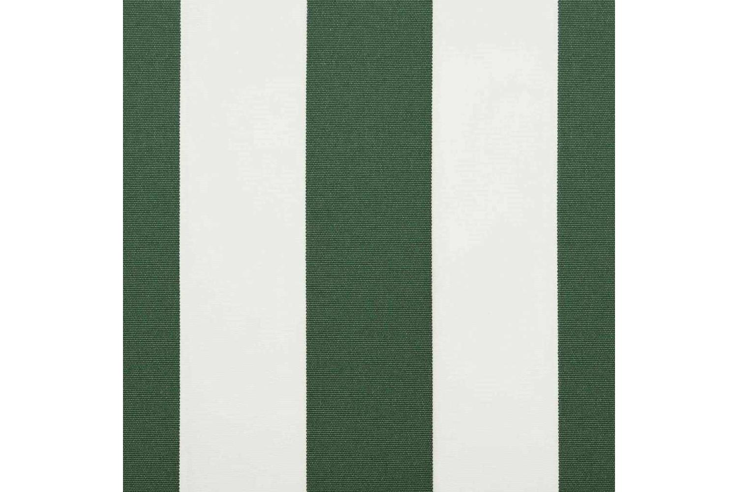 Vidaxl Retractable Awning Green And White 400 X 300 Cm Polyester-10