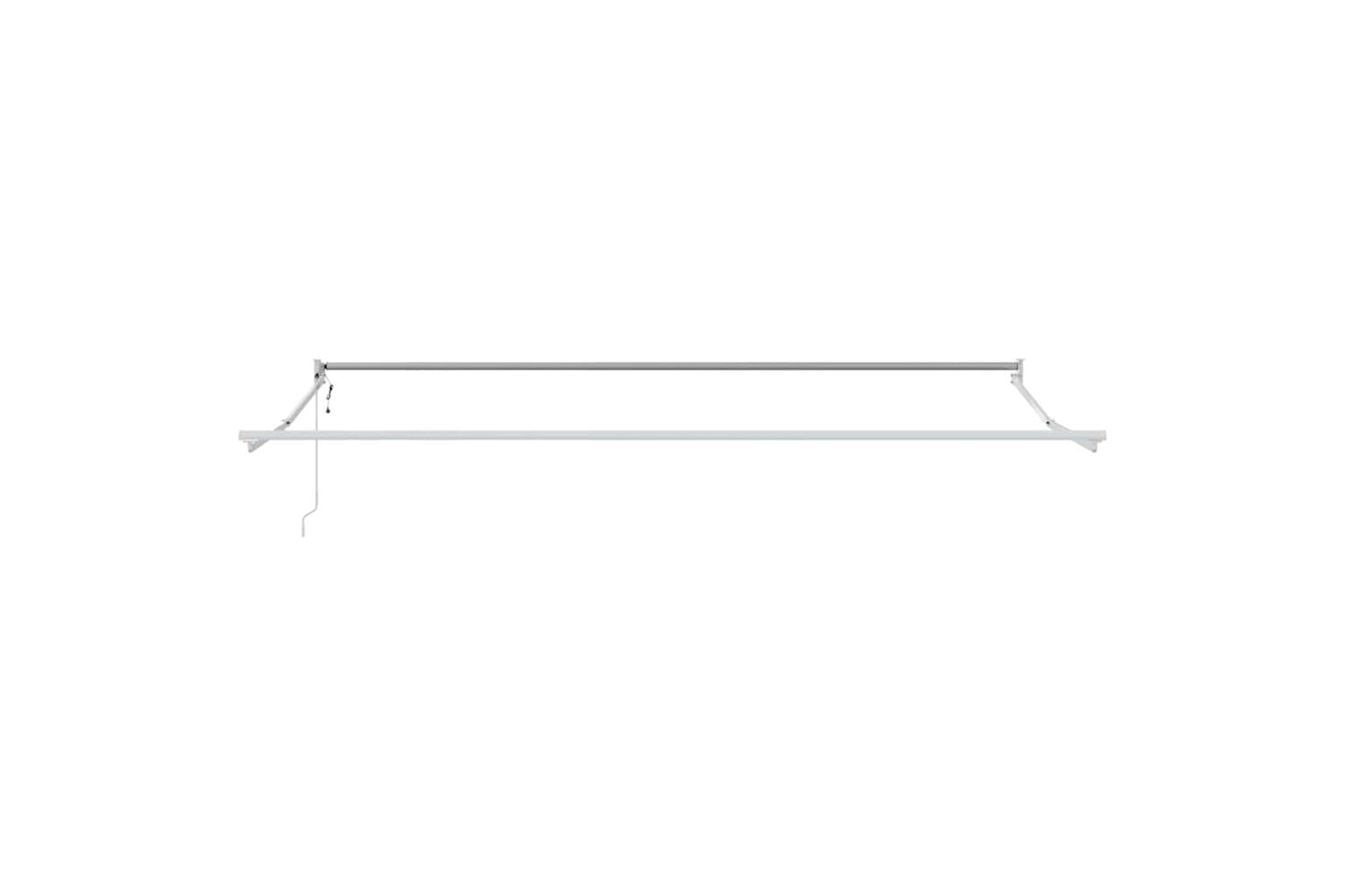 Vidaxl Retractable Awning With Yellow And Orange 400 X 350 Cm Fabric-7