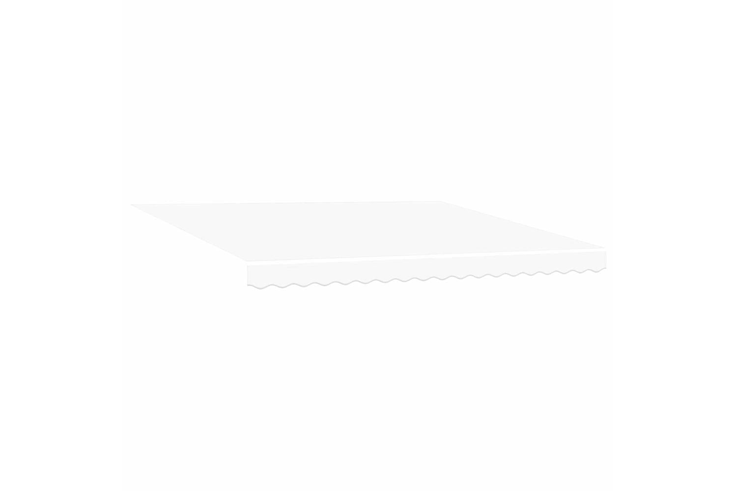 Vidaxl Retractable Awning With White 400 X 350 Cm Fabric-2