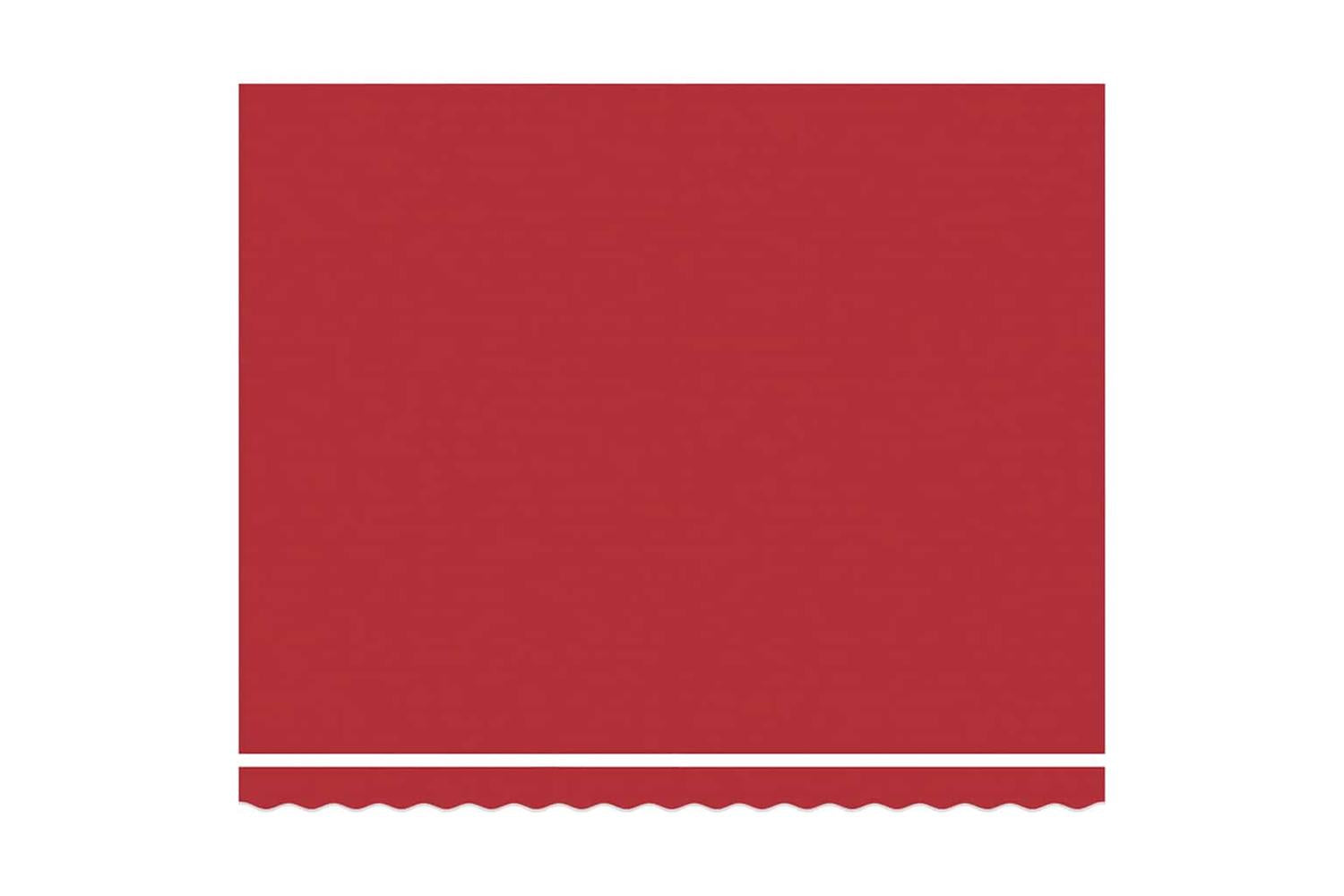 Vidaxl Retractable Awning Manual Red 400 X 350 Cm Fabric And Metal-7