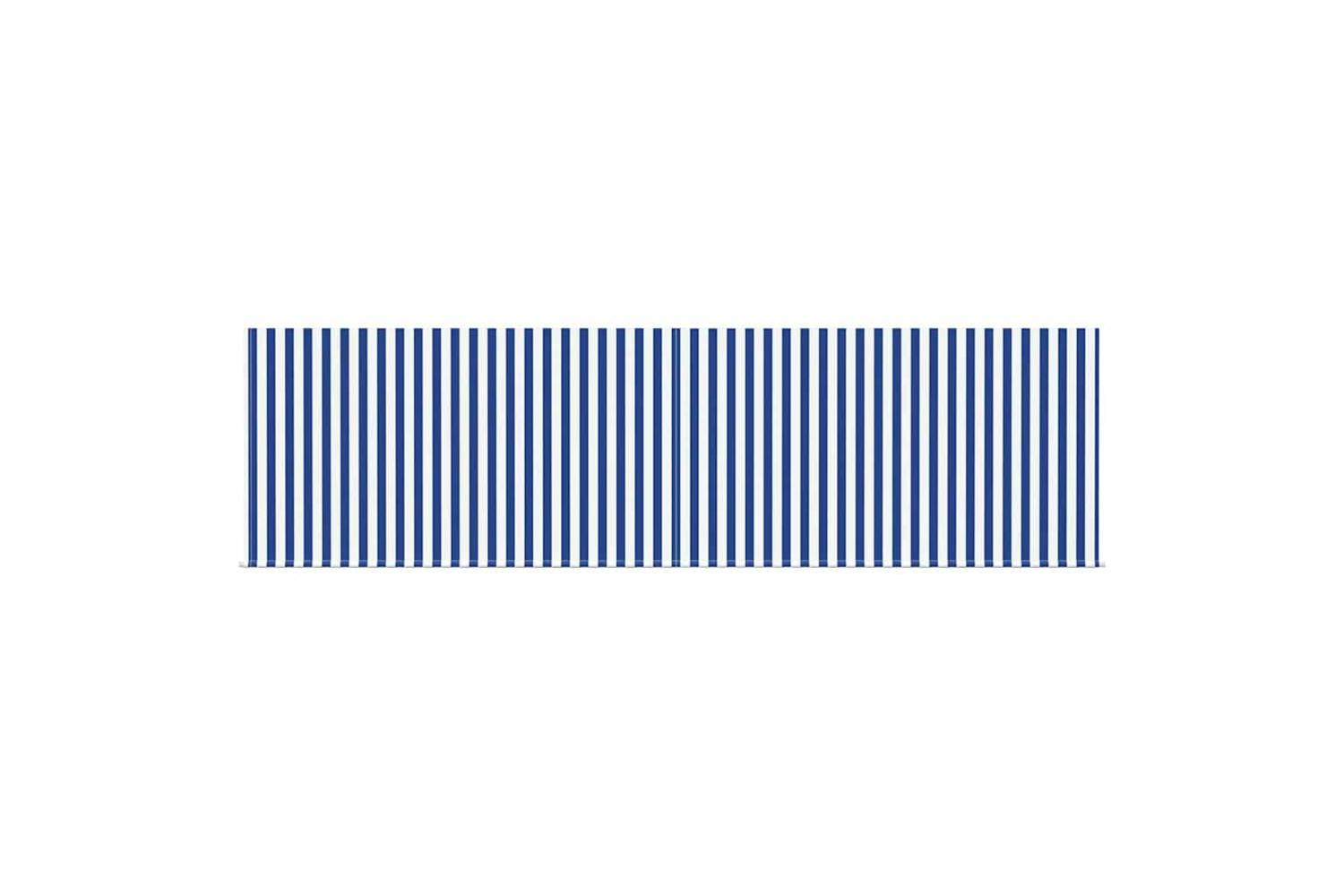 Vidaxl Retractable Awning Blue And White 450 X 300 Cm Fabric-7
