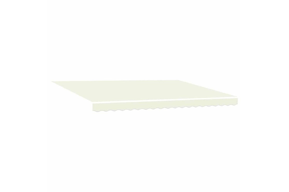Vidaxl Retractable Awning Manual Cream 450 X 300 Cm Fabric Metal-4