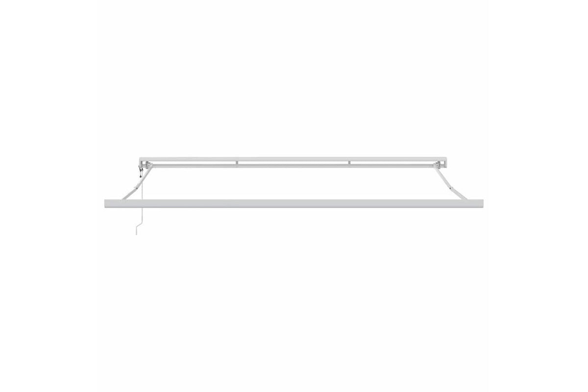 Vidaxl Retractable Awning Manual Cream 450 X 300 Cm Fabric Metal-7