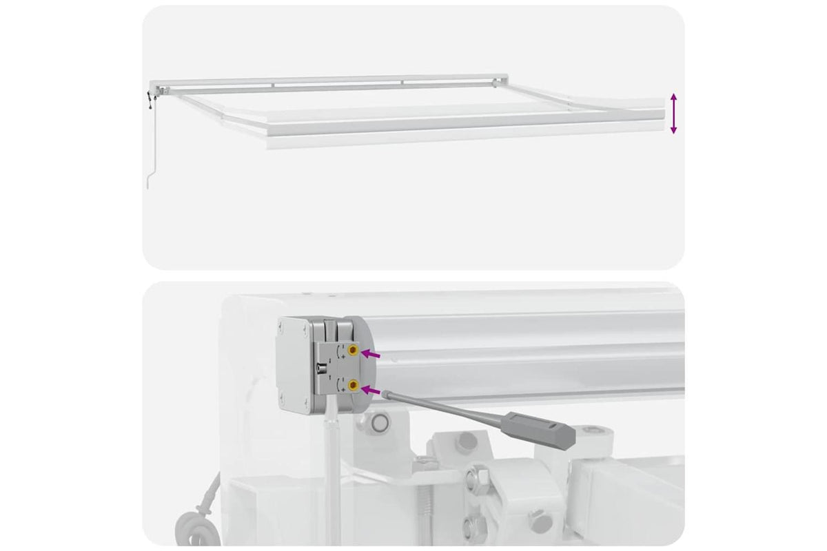 Vidaxl Retractable Awning Manual Cream 450 X 300 Cm Fabric Metal-10