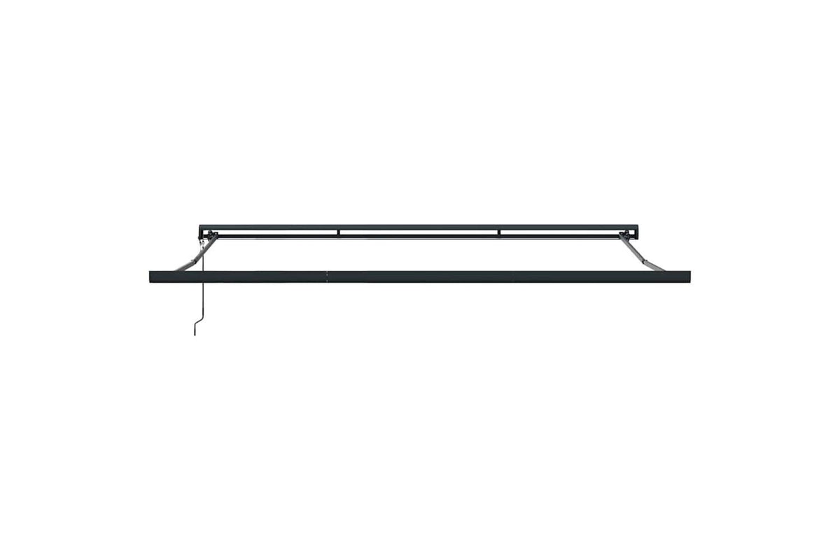 Vidaxl Retractable Awning Manual Cream 450 X 300 Cm Fabric Metal-7