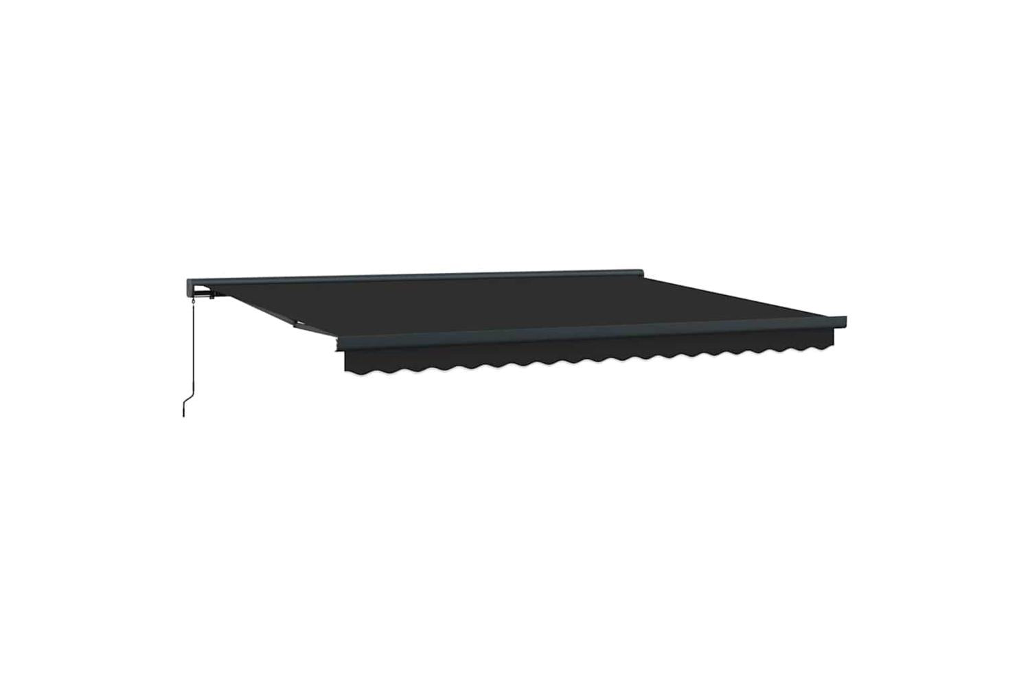 Vidaxl Retractable Awning Anthracite 450 X 300 Cm Fabric And Metal