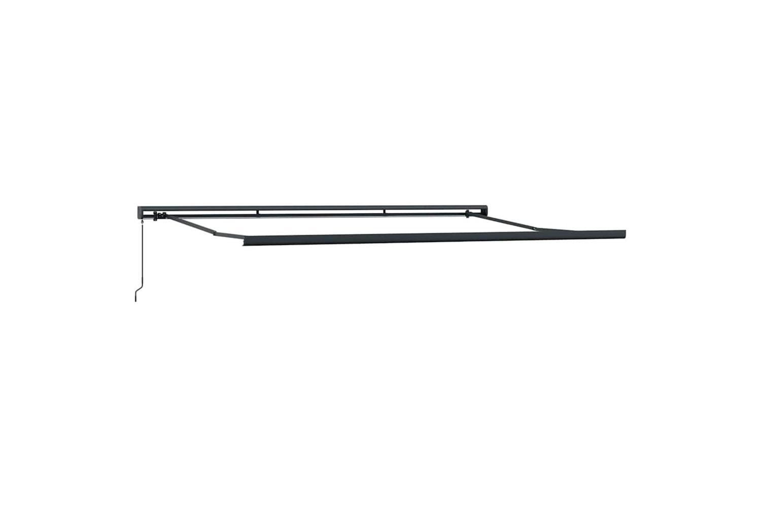 Vidaxl Retractable Awning Anthracite 450 X 300 Cm Fabric And Metal-5