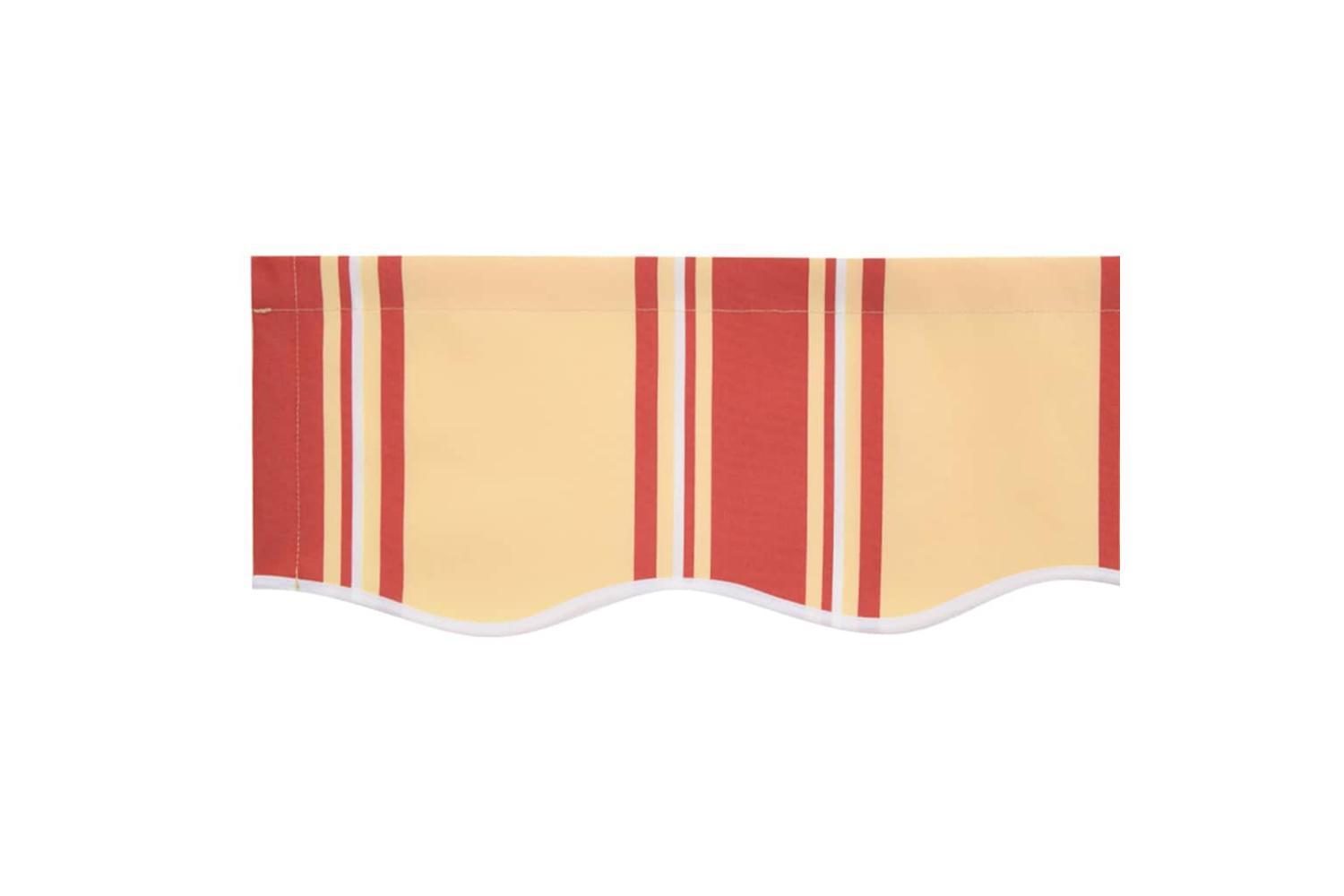 Vidaxl Retractable Awning Yellow And Orange 450 X 300 Cm Fabric-8