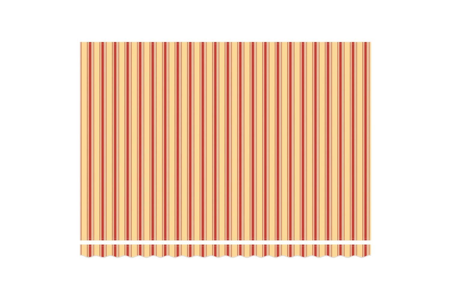 Vidaxl Retractable Awning Yellow And Orange 450 X 300 Cm Fabric-6